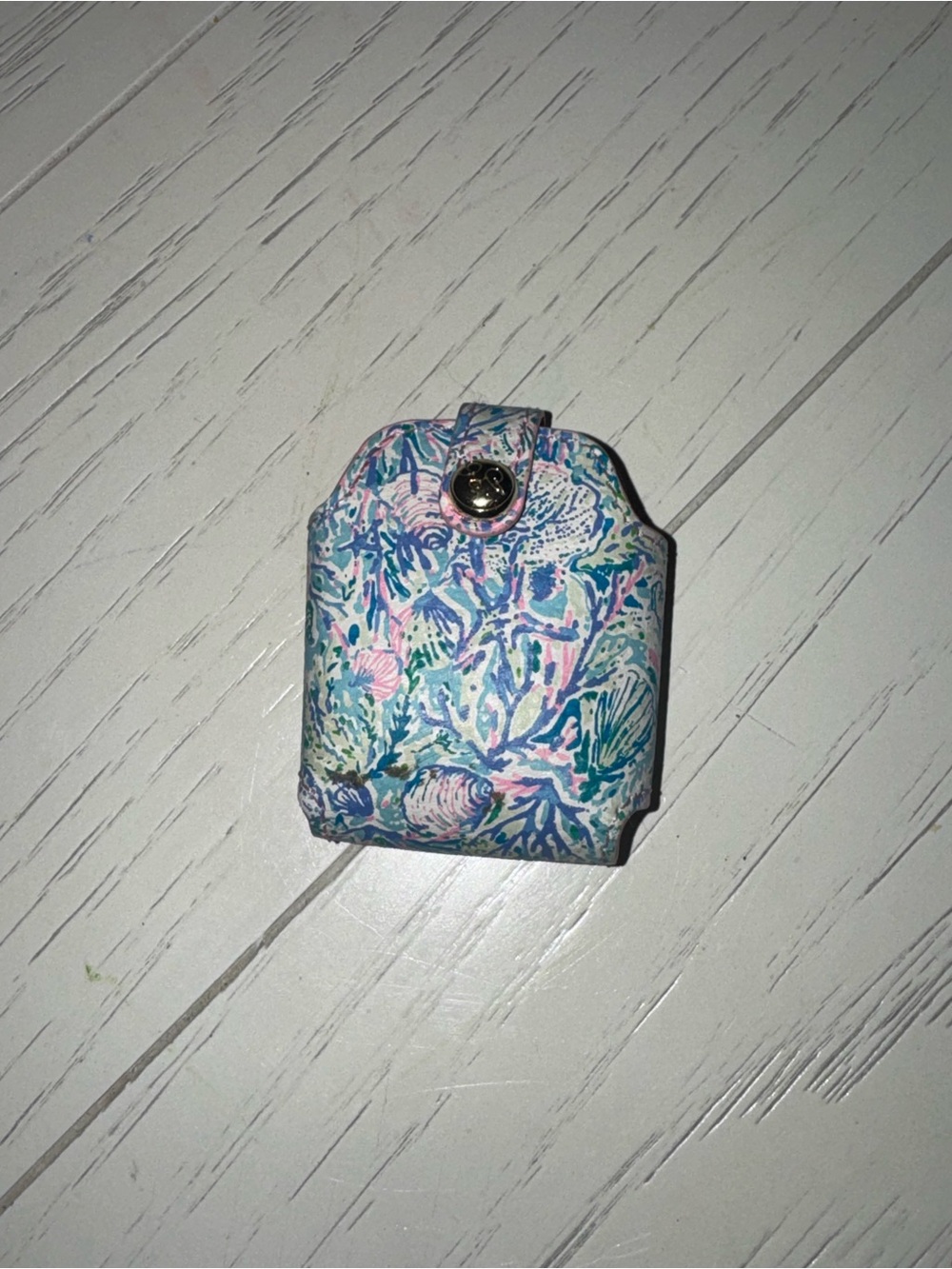 Lilly Pulitzer Protective Floral Pattern AirPods Case - Pink Blue Green
